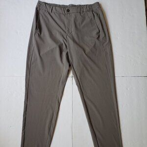 Zyia Active Lightweight Stretch Straight Leg Taupe Chino Pants